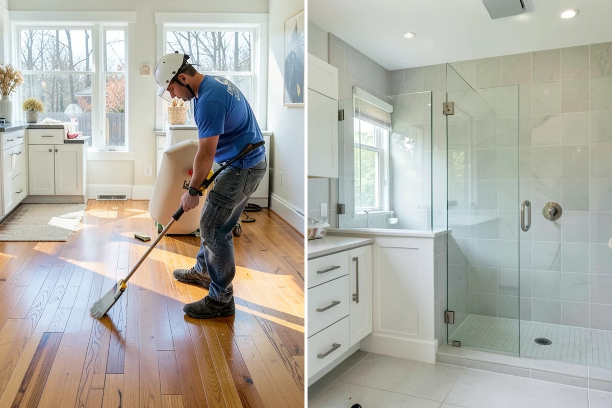 Bathroom Cabinet Installation in Everett, Snohomish County, WA - Confirm layout and plumbing rough-in locations