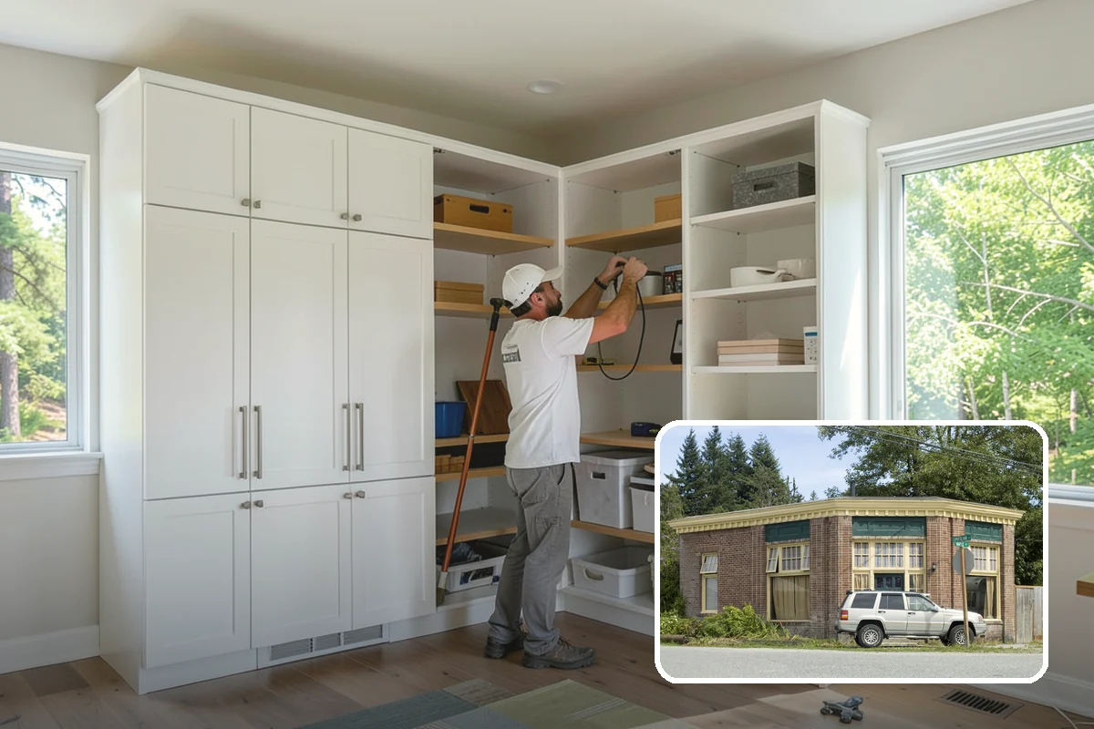 Bathroom Cabinet Installation in Hamilton, Skagit County, WA - Sturdy, level vanity and cabinet installation