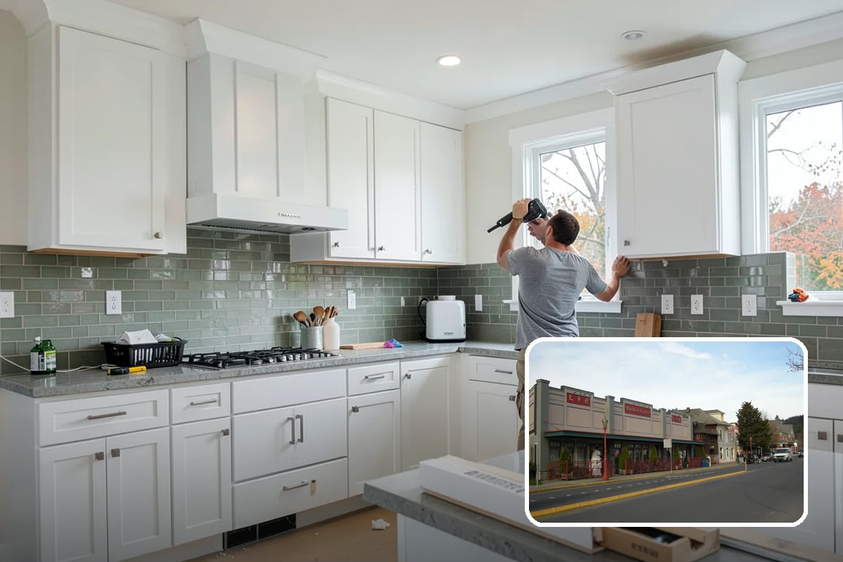 Bathroom Cabinet Installation in Issaquah, King County, WA - Sturdy, level vanity and cabinet installation