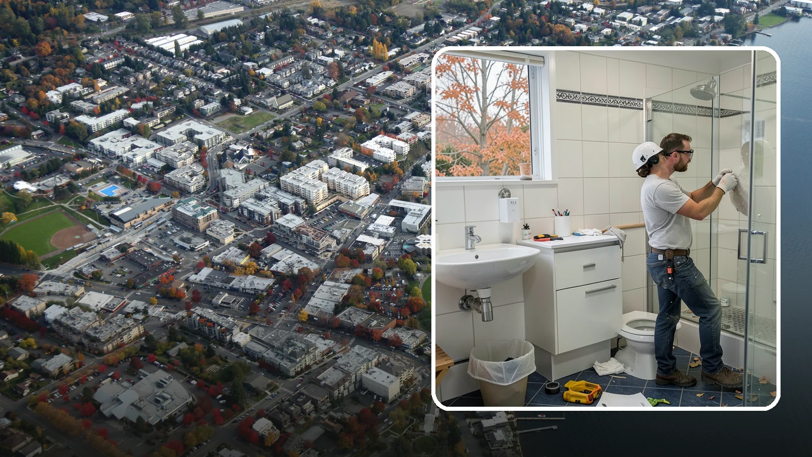 Bathroom Cabinet Installation in Kirkland, King County, WA - Installing moisture-tolerant bathroom vanities and cabinets built to endure the humidity of daily use.