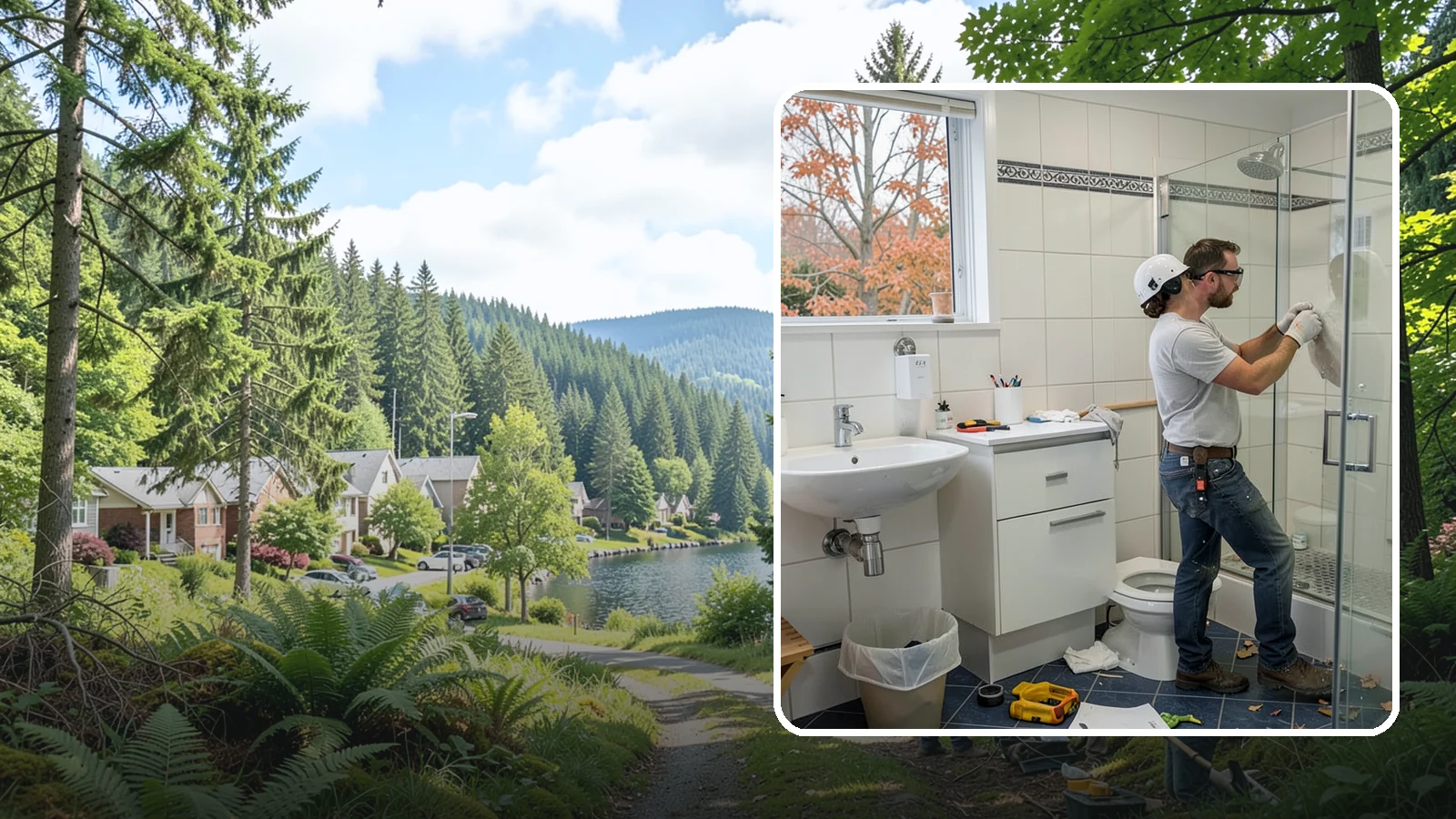 Bathroom Cabinet Installation in Lake Forest Park, King County, WA - Installing moisture-tolerant bathroom vanities and cabinets built to endure the humidity of daily use.