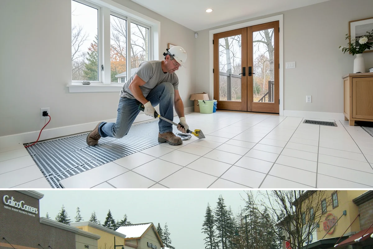 Bathroom Cabinet Installation in Mill Creek, Snohomish County, WA - Bathroom cabinet installation is climate-controlled indoor work scheduled to fit your overall bath project.