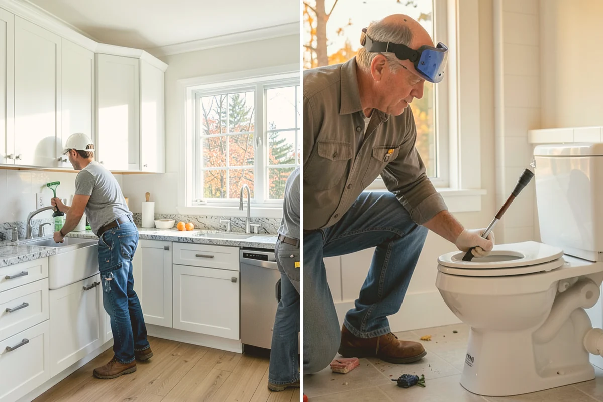 Bathroom Cabinet Installation in Milton, King County, WA - Confirm layout and plumbing rough-in locations