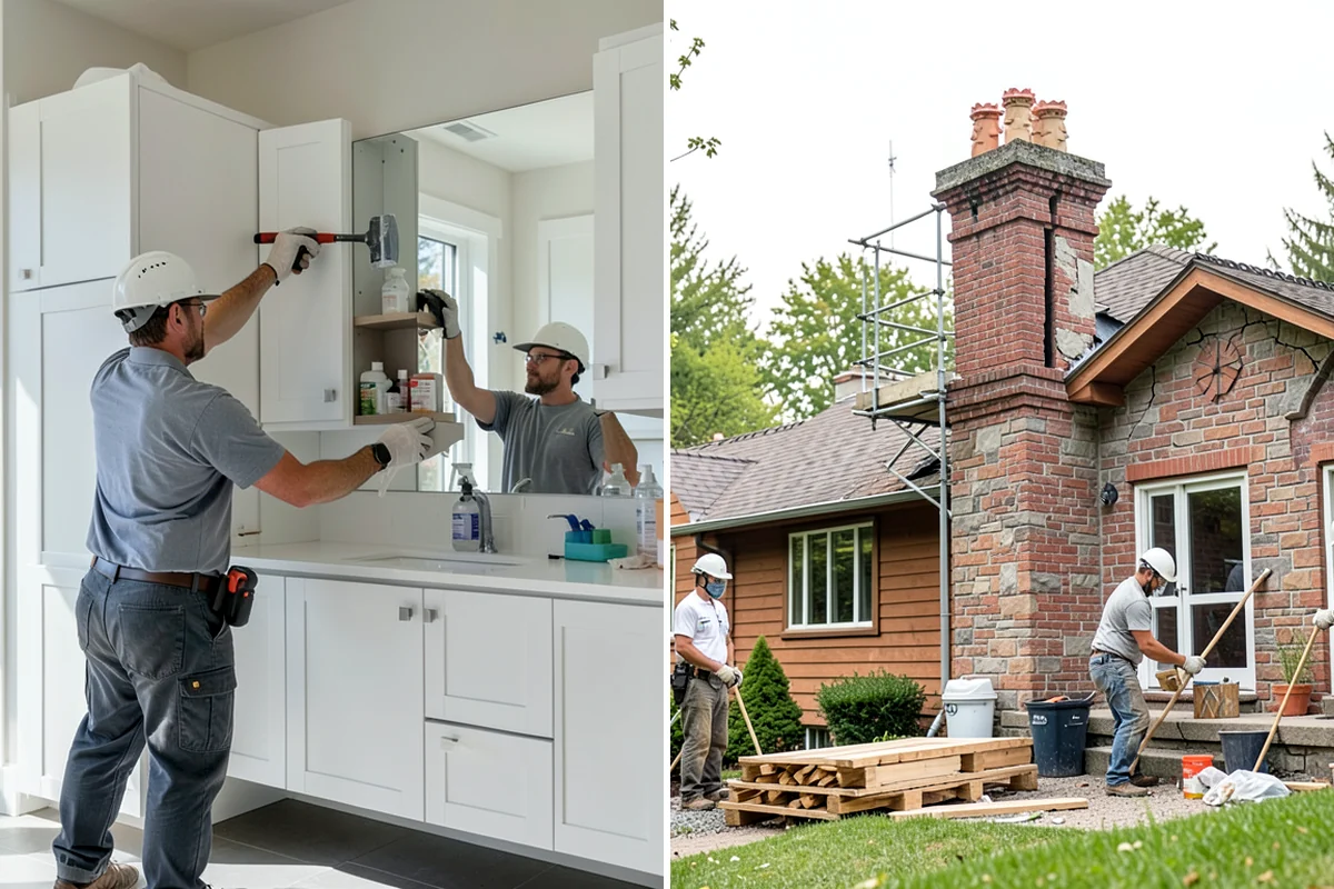 Bathroom Cabinet Installation in Seattle, King County, WA - Confirm layout and plumbing rough-in locations