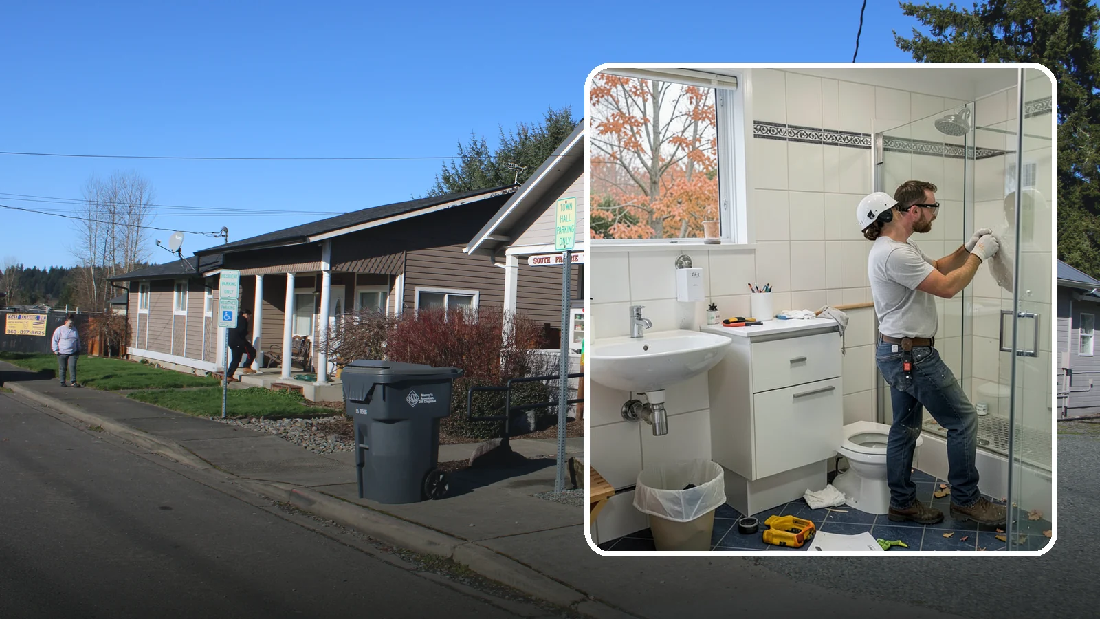 Bathroom Cabinet Installation in South Prairie, Pierce County, WA - Installing moisture-tolerant bathroom vanities and cabinets built to endure the humidity of daily use.