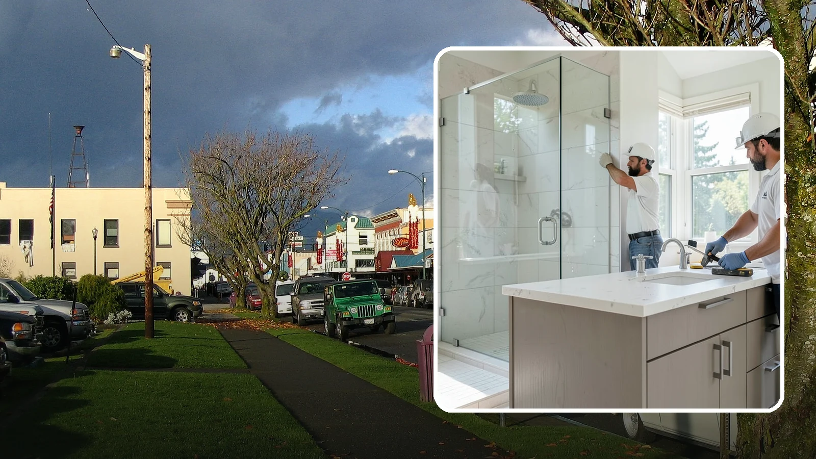 Bathroom Countertop Replacement in Arlington, Snohomish County, WA - A bathroom countertop replacement refreshes your vanity with a durable, water-resistant surface.
