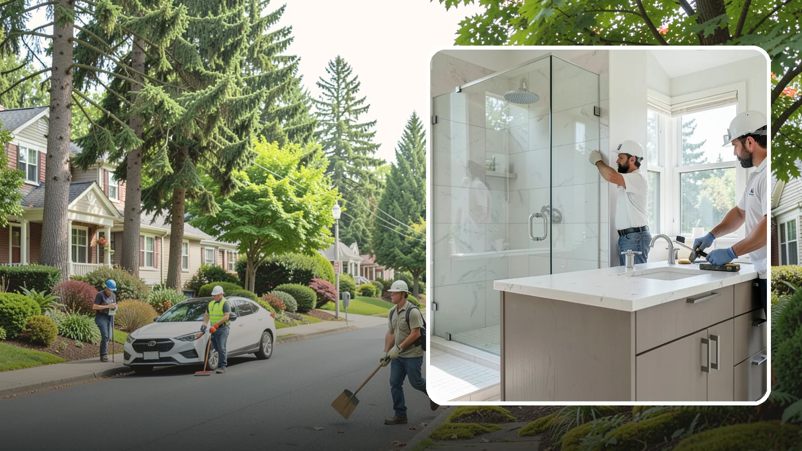 Bathroom Countertop Replacement in Beaux Arts Village, King County, WA - A bathroom countertop replacement refreshes your vanity with a durable, water-resistant surface.