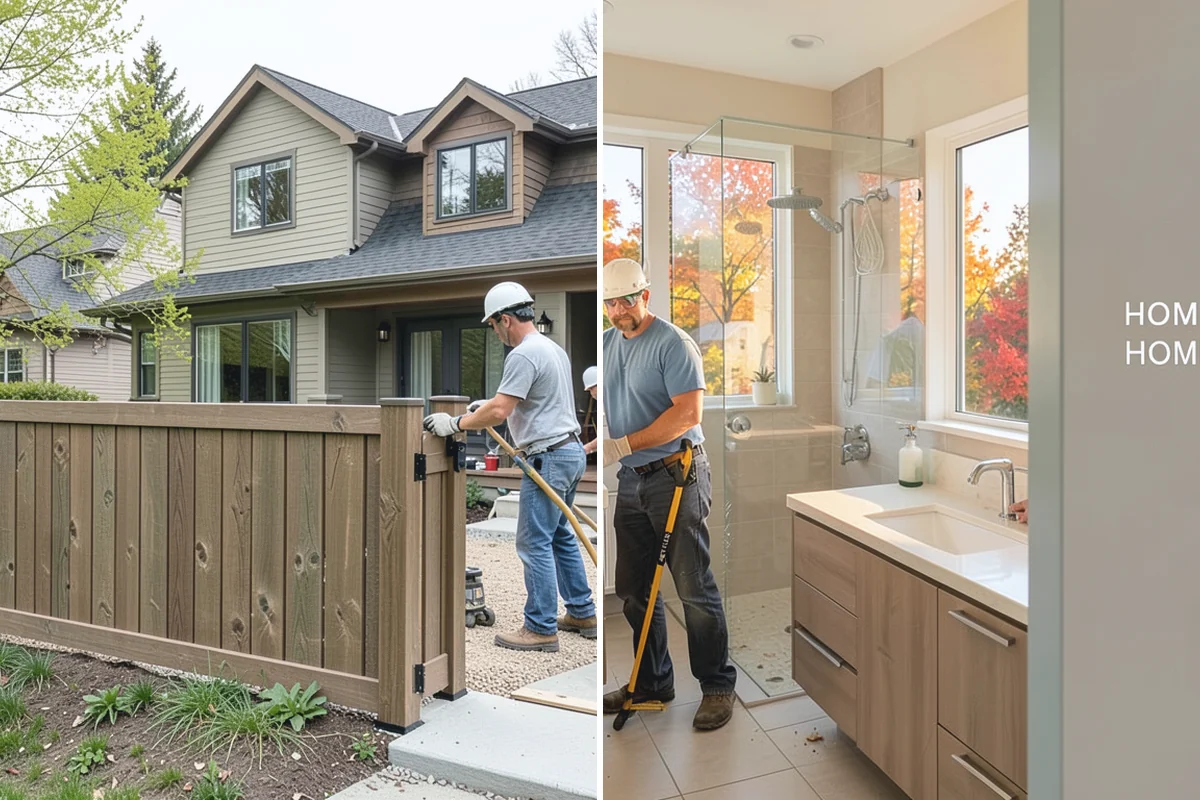 Bathroom Countertop Replacement in Beaux Arts Village, King County, WA - Template the vanity and remove the old top