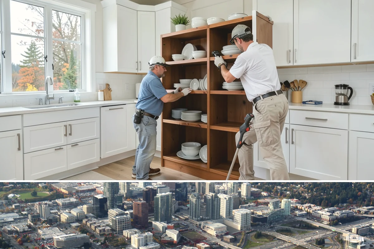 Bathroom Countertop Replacement in Bellevue, King County, WA - A countertop swap is a compact project that can be scheduled comfortably in any month.