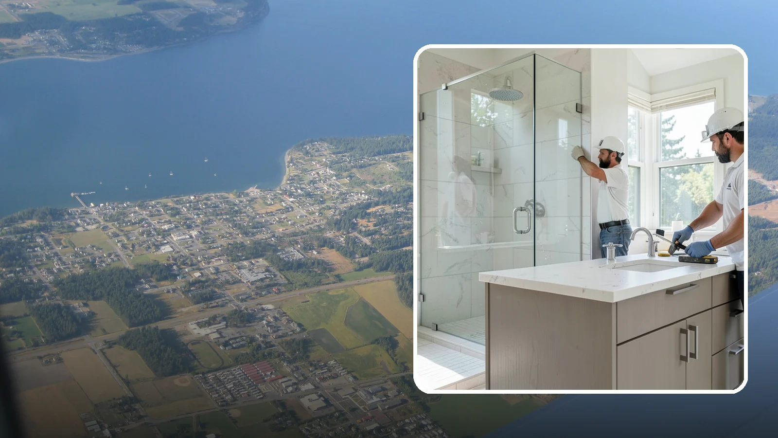 Bathroom Countertop Replacement in Coupeville, Island County, WA - A bathroom countertop replacement refreshes your vanity with a durable, water-resistant surface.