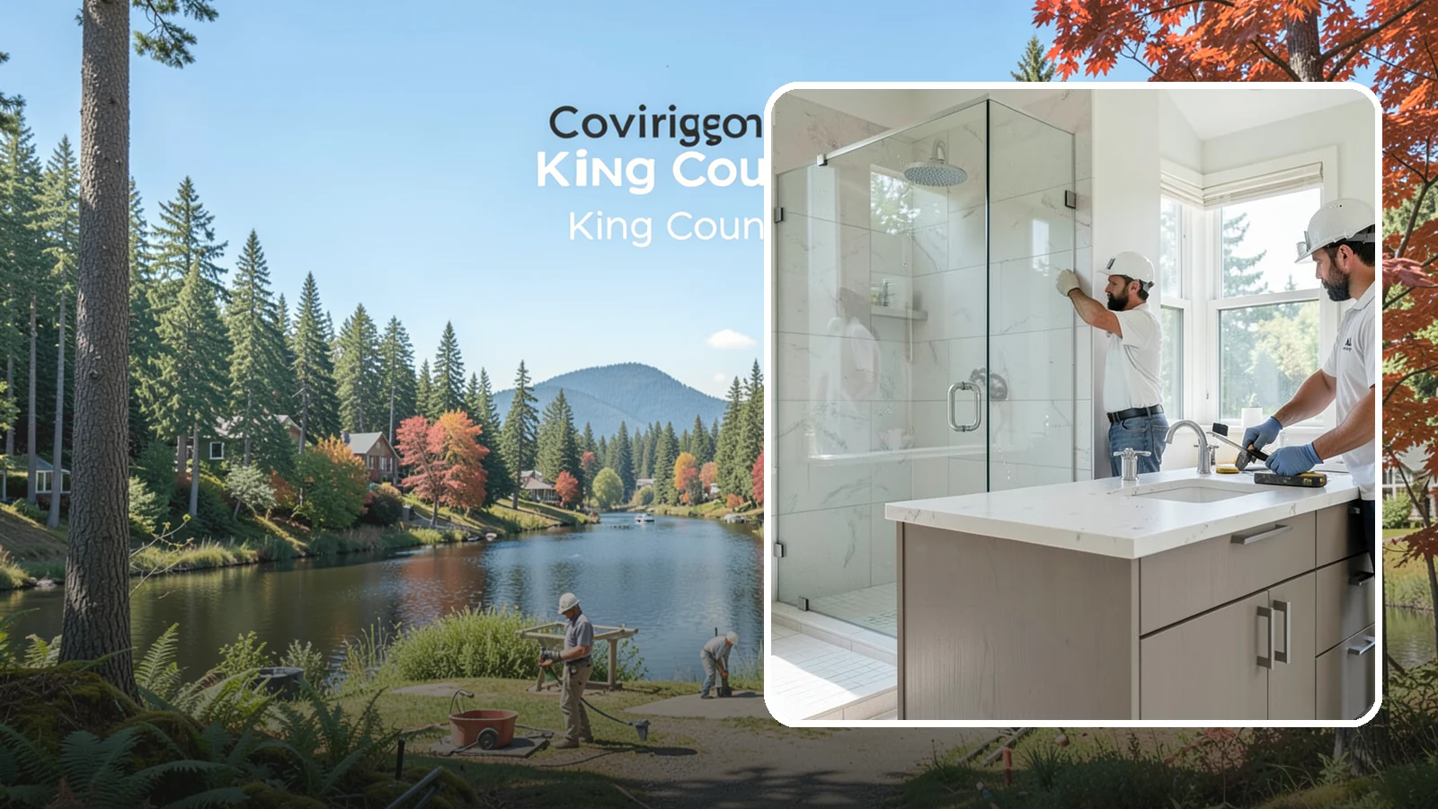Bathroom Countertop Replacement in Covington, King County, WA - A bathroom countertop replacement refreshes your vanity with a durable, water-resistant surface.