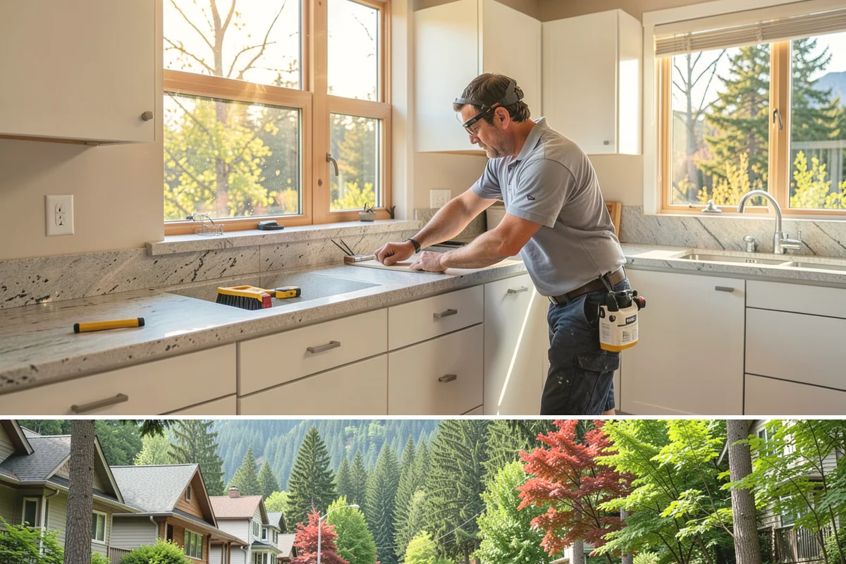 Bathroom Countertop Replacement in Darrington, Snohomish County, WA - A countertop swap is a compact project that can be scheduled comfortably in any month.
