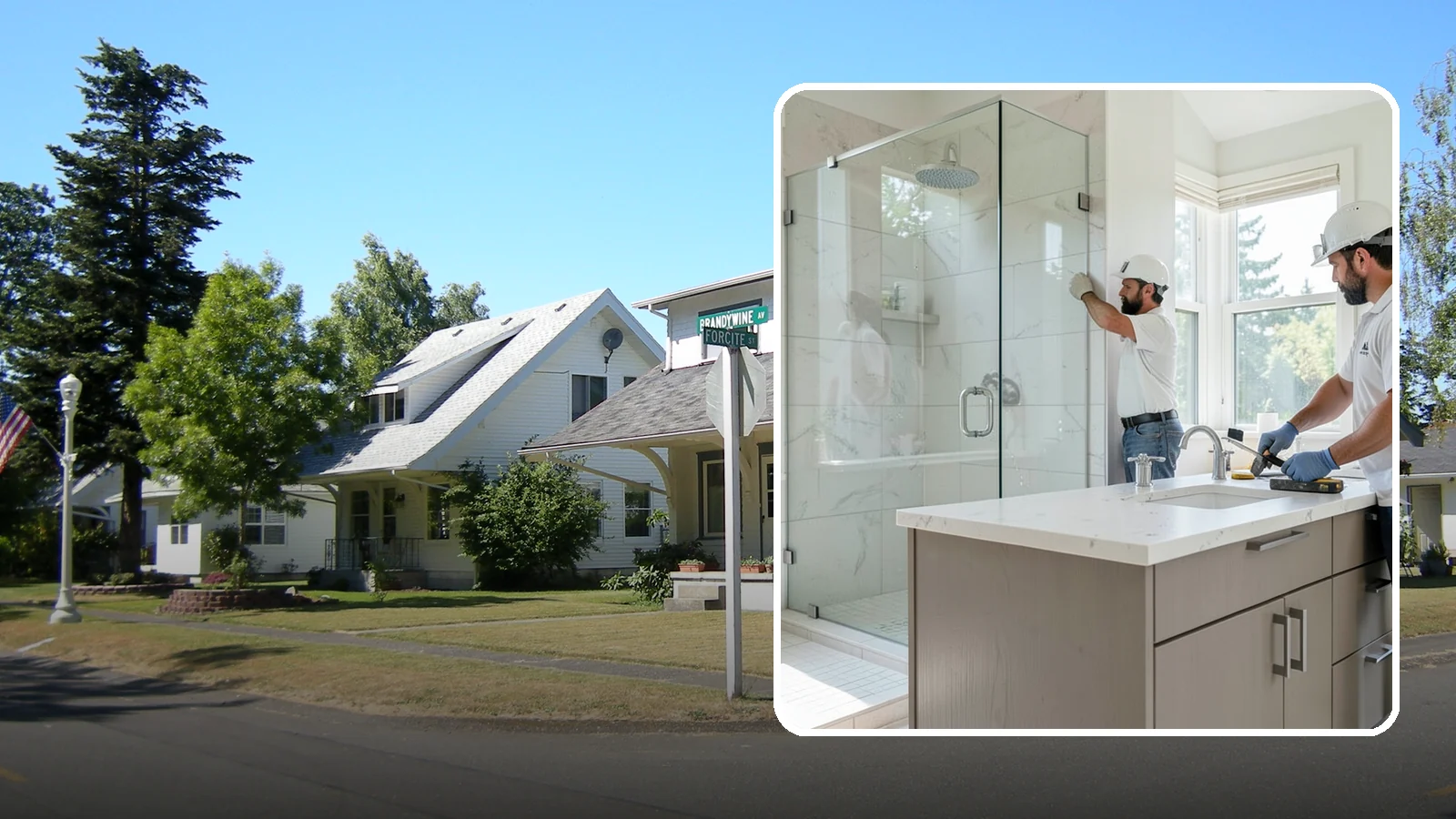 Bathroom Countertop Replacement in DuPont, Pierce County, WA - A bathroom countertop replacement refreshes your vanity with a durable, water-resistant surface.