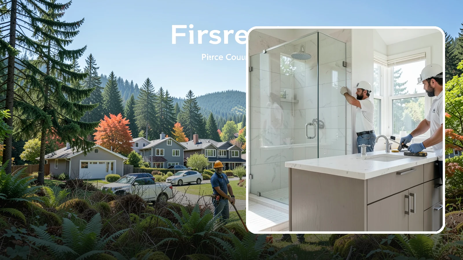 Bathroom Countertop Replacement in Fircrest, Pierce County, WA - A bathroom countertop replacement refreshes your vanity with a durable, water-resistant surface.