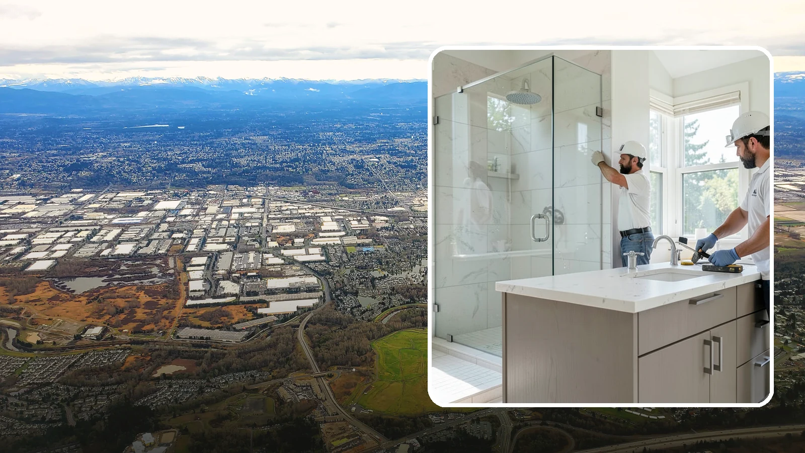 Bathroom Countertop Replacement in Kent, King County, WA - A bathroom countertop replacement refreshes your vanity with a durable, water-resistant surface.