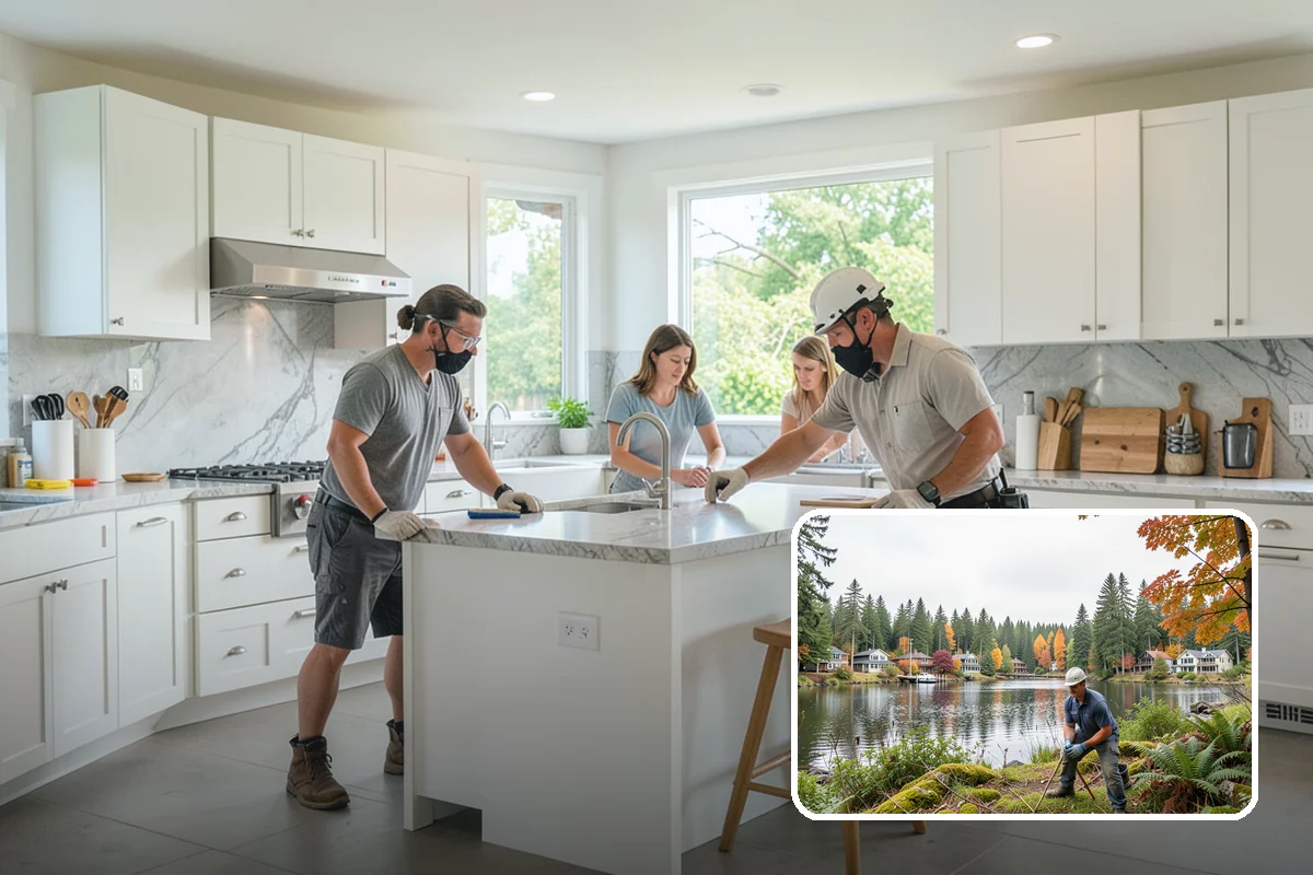 Bathroom Countertop Replacement in La Conner, Skagit County, WA - Instantly modernizes the vanity area