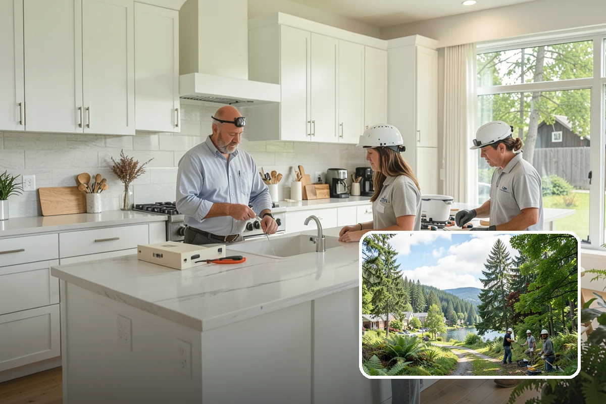 Bathroom Countertop Replacement in Lake Forest Park, King County, WA - Instantly modernizes the vanity area