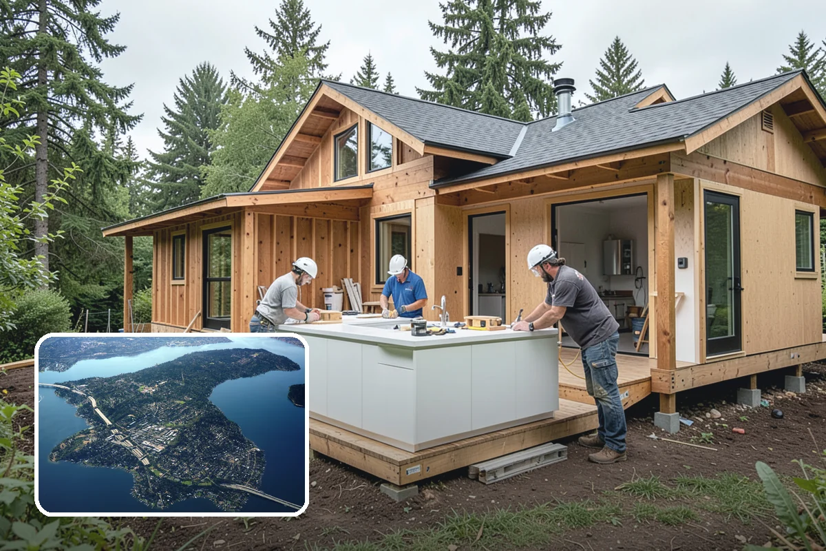 Bathroom Countertop Replacement in Mercer Island, King County, WA - Instantly modernizes the vanity area