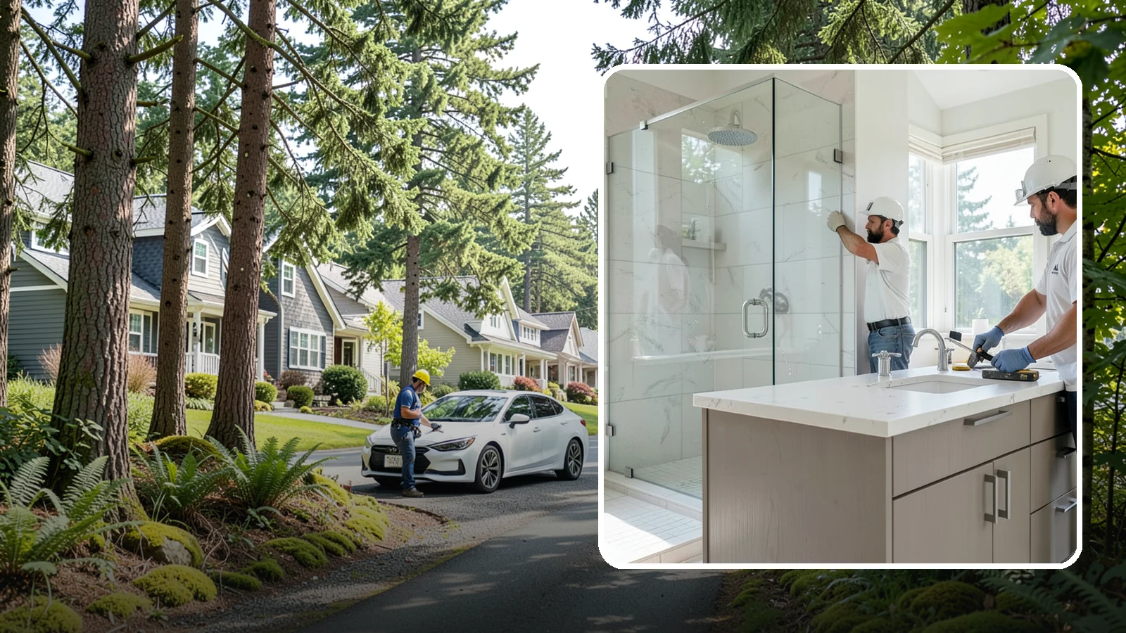 Bathroom Countertop Replacement in Normandy Park, King County, WA - A bathroom countertop replacement refreshes your vanity with a durable, water-resistant surface.
