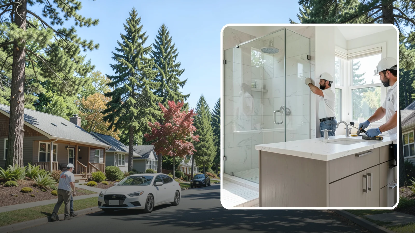 Bathroom Countertop Replacement in Orting, Pierce County, WA - A bathroom countertop replacement refreshes your vanity with a durable, water-resistant surface.