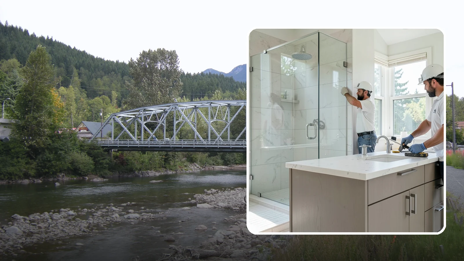 Bathroom Countertop Replacement in Skykomish, King County, WA - A bathroom countertop replacement refreshes your vanity with a durable, water-resistant surface.