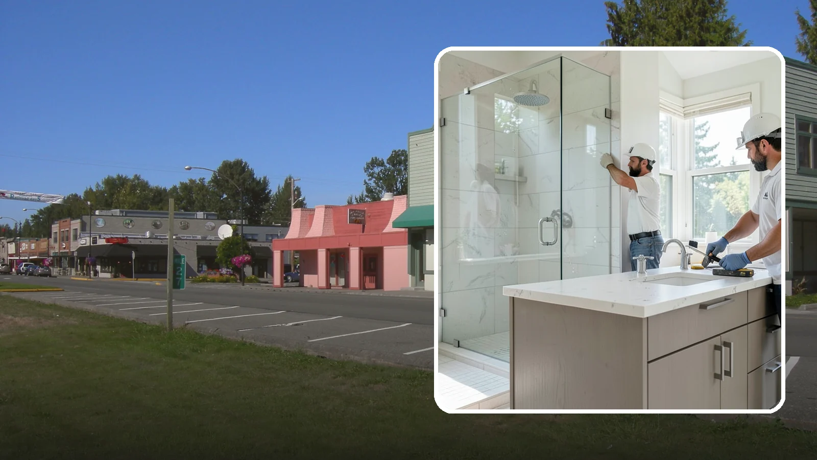 Bathroom Countertop Replacement in Snoqualmie, King County, WA - A bathroom countertop replacement refreshes your vanity with a durable, water-resistant surface.