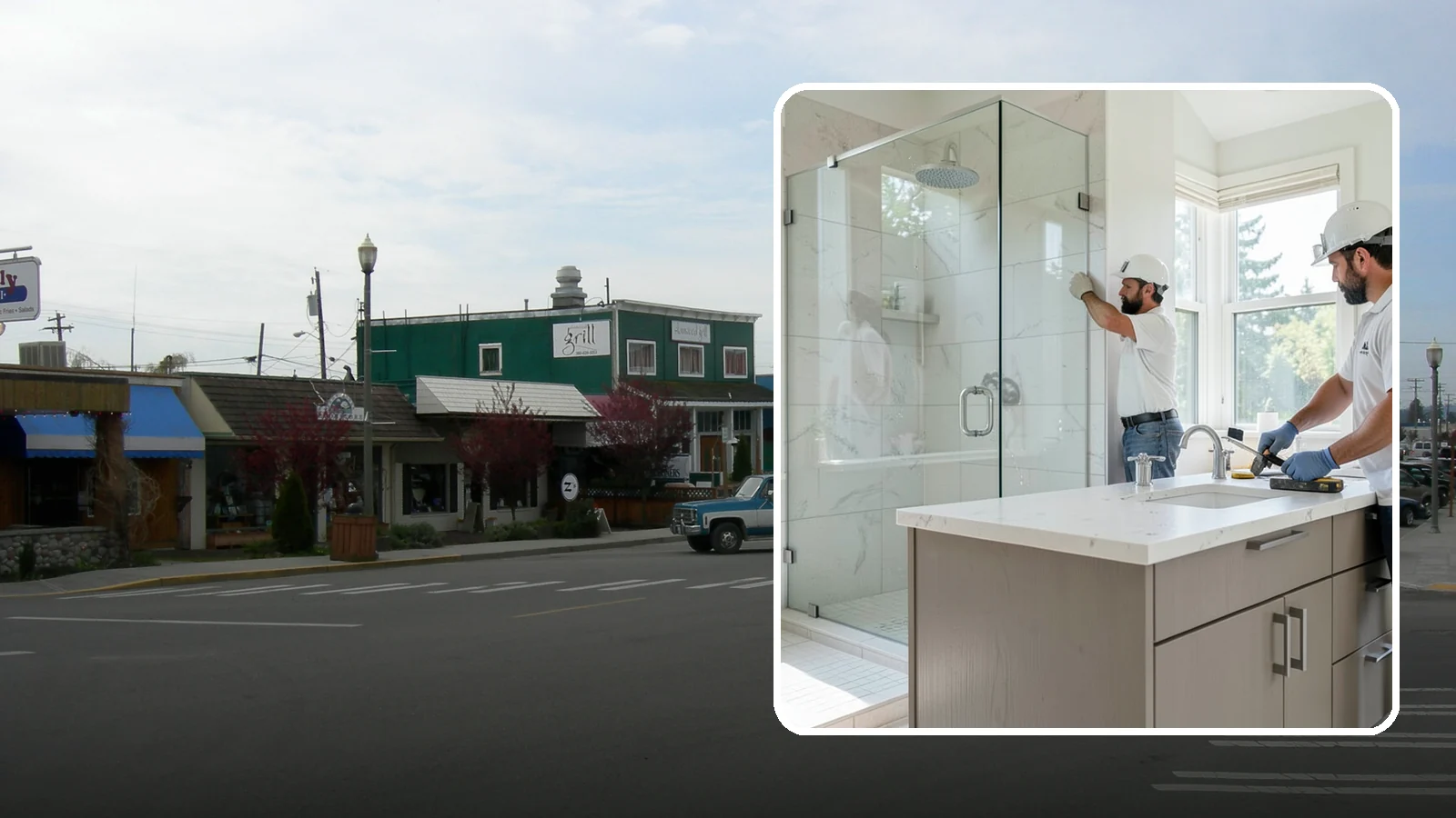 Bathroom Countertop Replacement in Stanwood, Snohomish County, WA - A bathroom countertop replacement refreshes your vanity with a durable, water-resistant surface.