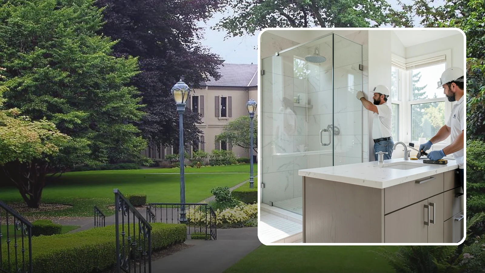 Bathroom Countertop Replacement in Woodinville, King County, WA - A bathroom countertop replacement refreshes your vanity with a durable, water-resistant surface.