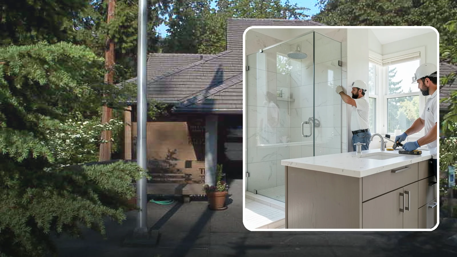 Bathroom Countertop Replacement in Yarrow Point, King County, WA - A bathroom countertop replacement refreshes your vanity with a durable, water-resistant surface.