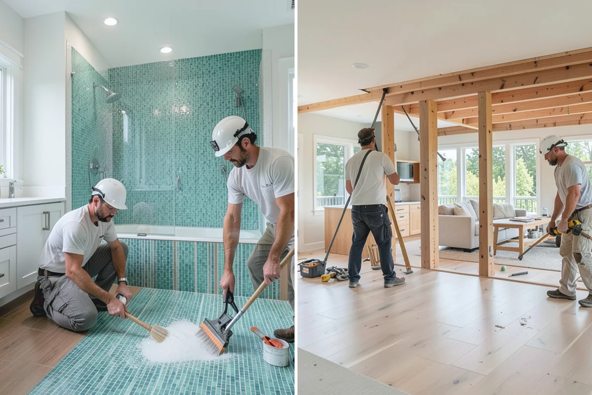 Bathroom Demolition in Auburn, King County, WA - Shut off water and power to the bathroom