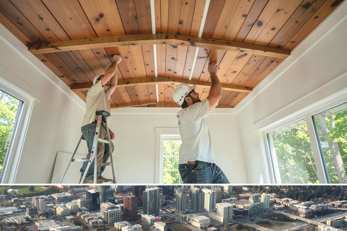 Bathroom Demolition in Bellevue, King County, WA - Demolition can happen any time of year since it is entirely indoor work unaffected by weather.