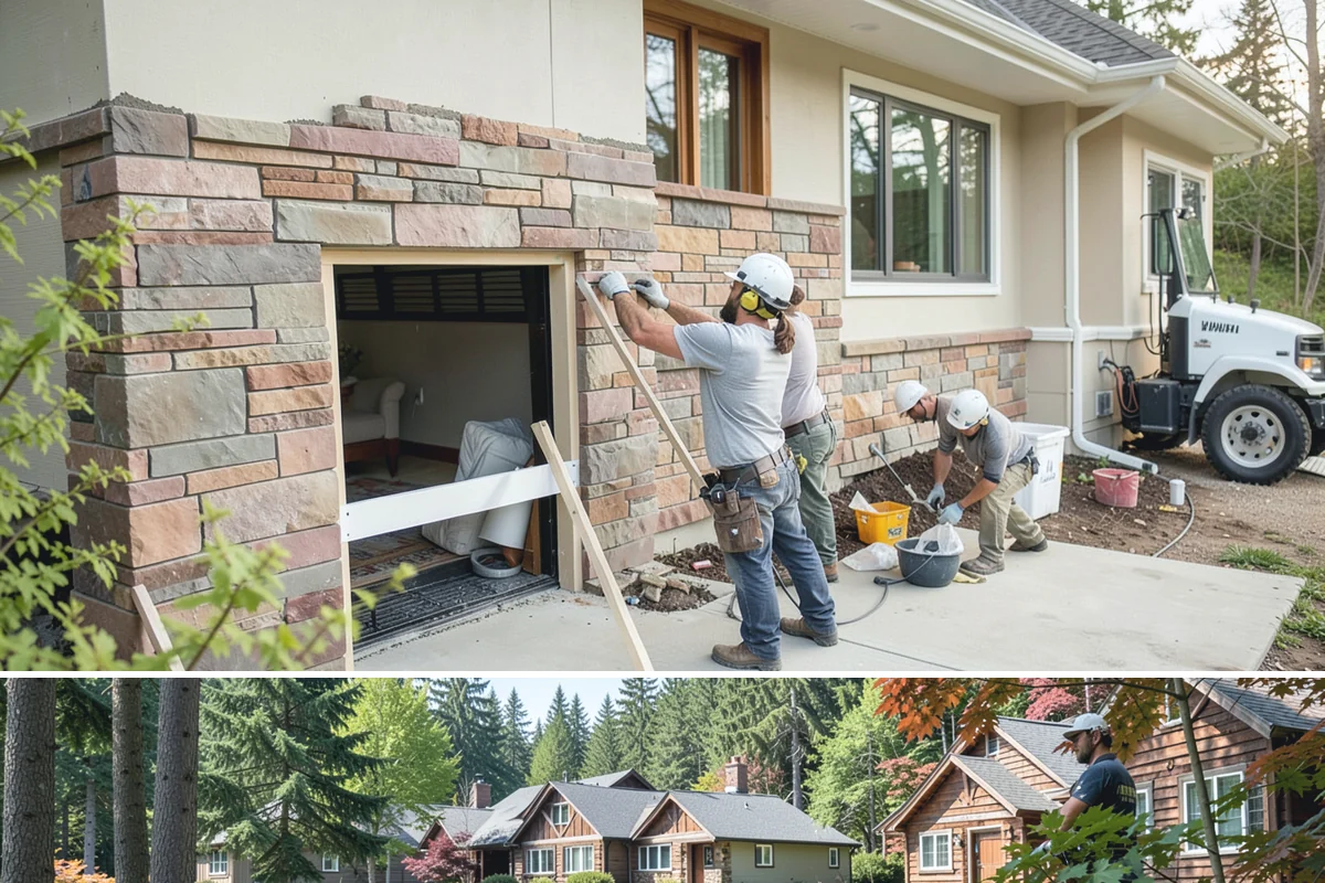 Bathroom Demolition in Edgewood, Pierce County, WA - Demolition can happen any time of year since it is entirely indoor work unaffected by weather.