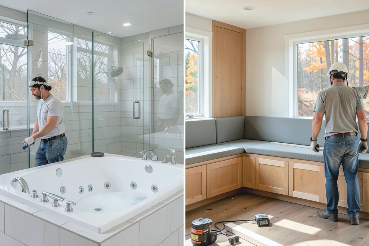 Bathroom Demolition in Renton, King County, WA - Shut off water and power to the bathroom