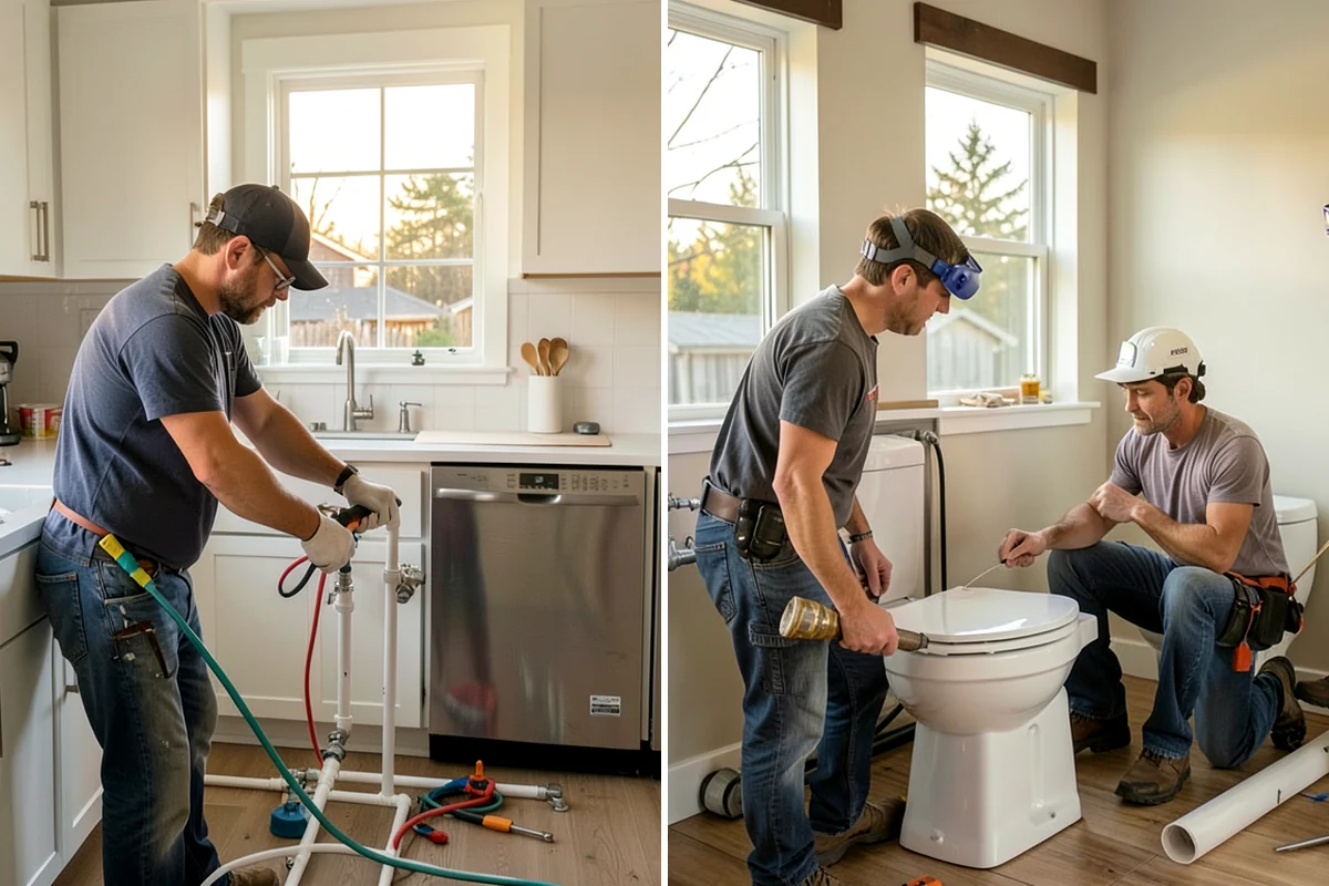Bathroom Demolition in SeaTac, King County, WA - Shut off water and power to the bathroom