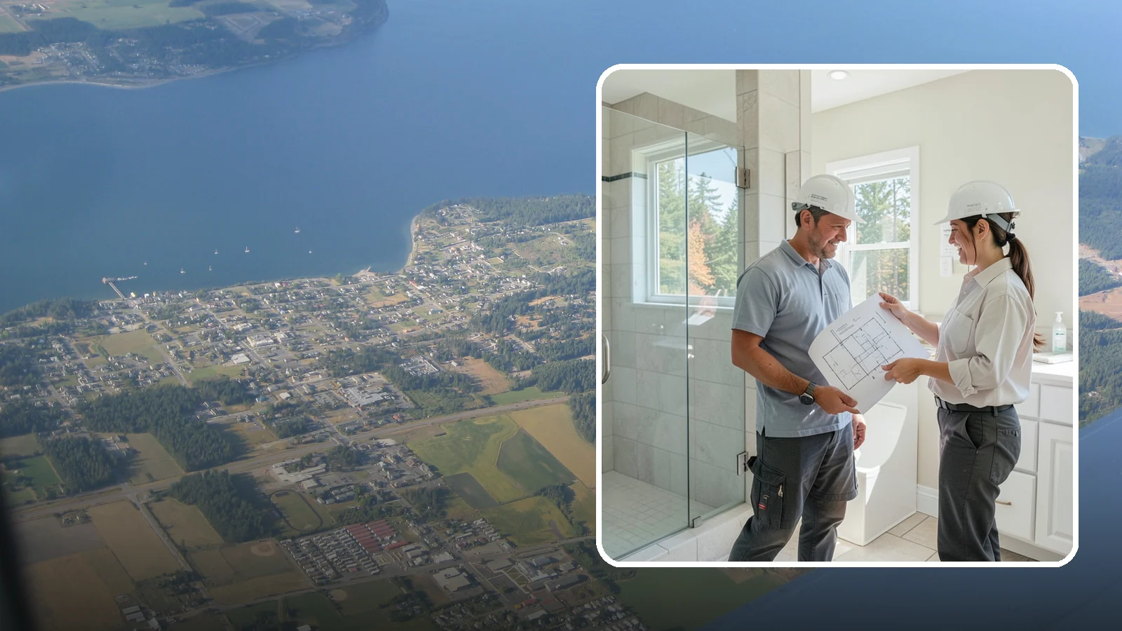 Bathroom Design in Coupeville, Island County, WA - Professional bathroom design translates your ideas into a detailed, buildable plan.