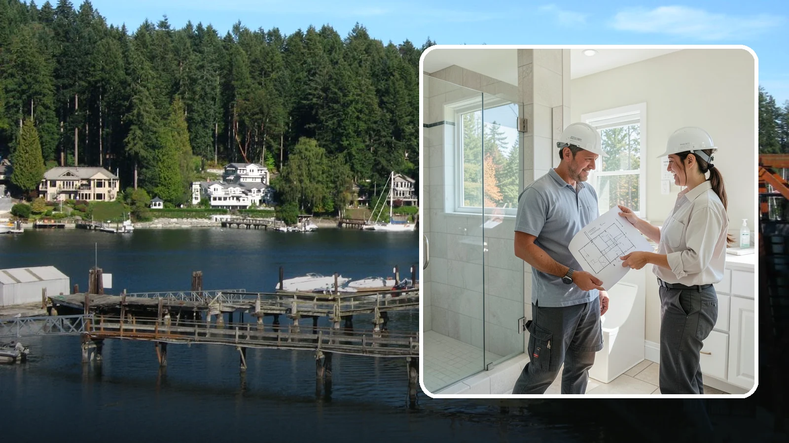 Bathroom Design in Gig Harbor, Pierce County, WA - Professional bathroom design translates your ideas into a detailed, buildable plan.