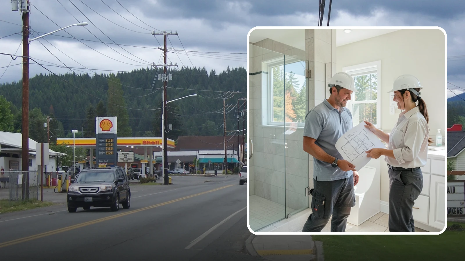 Bathroom Design in Granite Falls, Snohomish County, WA - Professional bathroom design translates your ideas into a detailed, buildable plan.