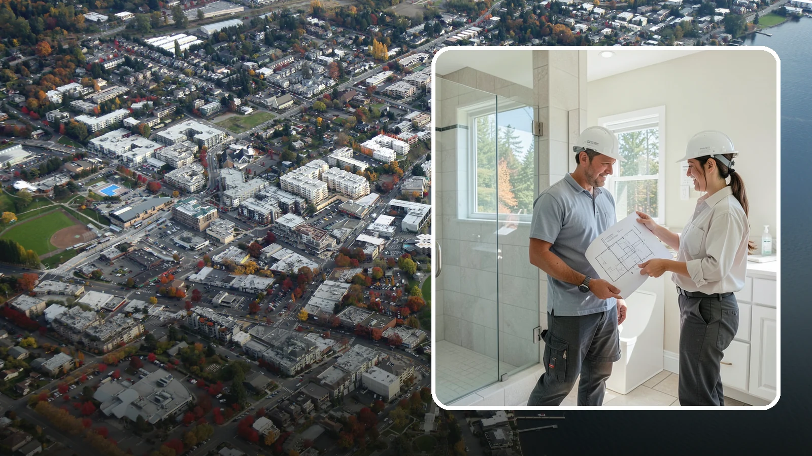 Bathroom Design in Kirkland, King County, WA - Professional bathroom design translates your ideas into a detailed, buildable plan.