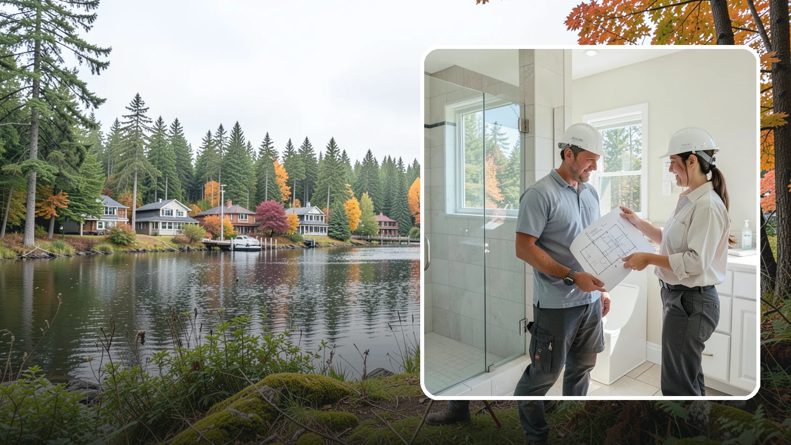 Bathroom Design in La Conner, Skagit County, WA - Professional bathroom design translates your ideas into a detailed, buildable plan.