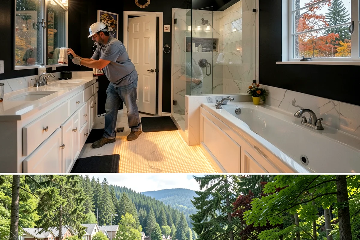 Bathroom Design in Lake Forest Park, King County, WA - Design work is best started in late fall so plans are finalized and construction can begin over winter.