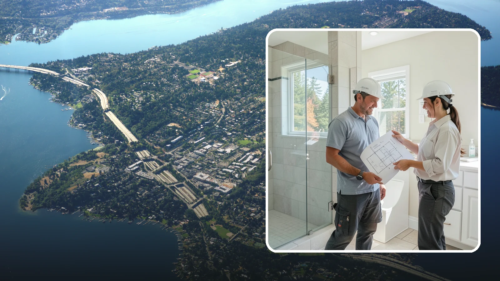 Bathroom Design in Mercer Island, King County, WA - Professional bathroom design translates your ideas into a detailed, buildable plan.