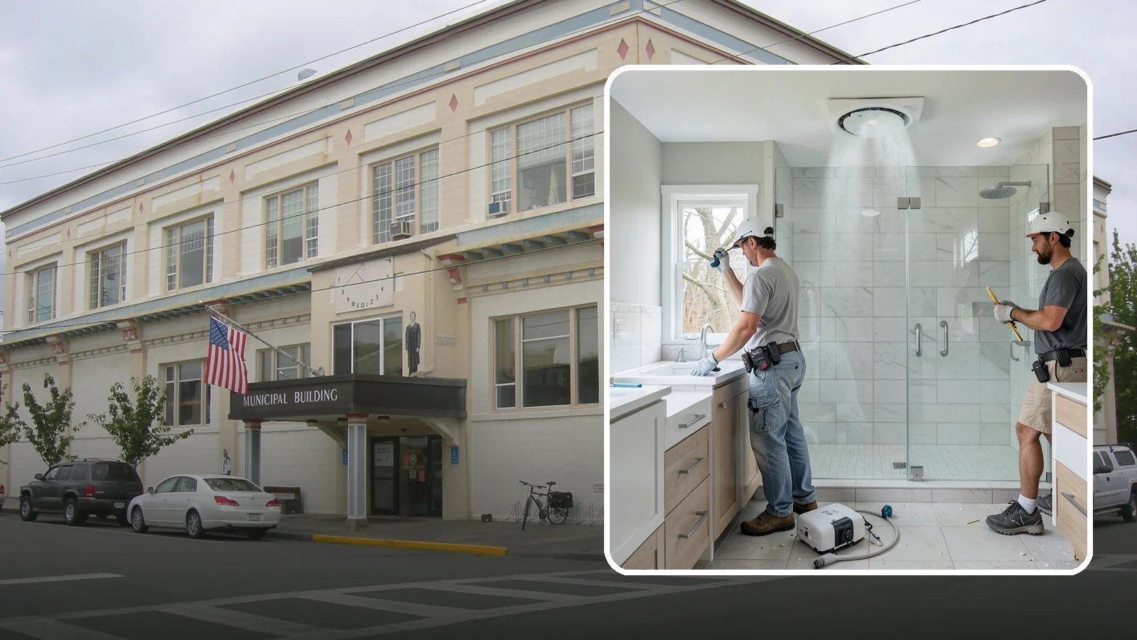 Bathroom Exhaust Fan Installation in Anacortes, Skagit County, WA - A bathroom exhaust fan installation vents humidity outdoors to protect your home from moisture damage.
