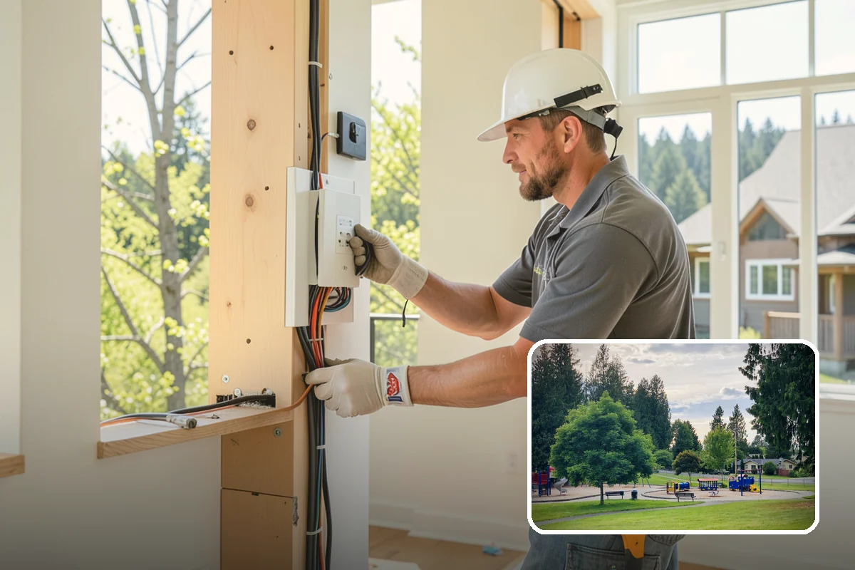 Bathroom Exhaust Fan Installation in Bonney Lake, Pierce County, WA - Vents humidity fully to the outdoors