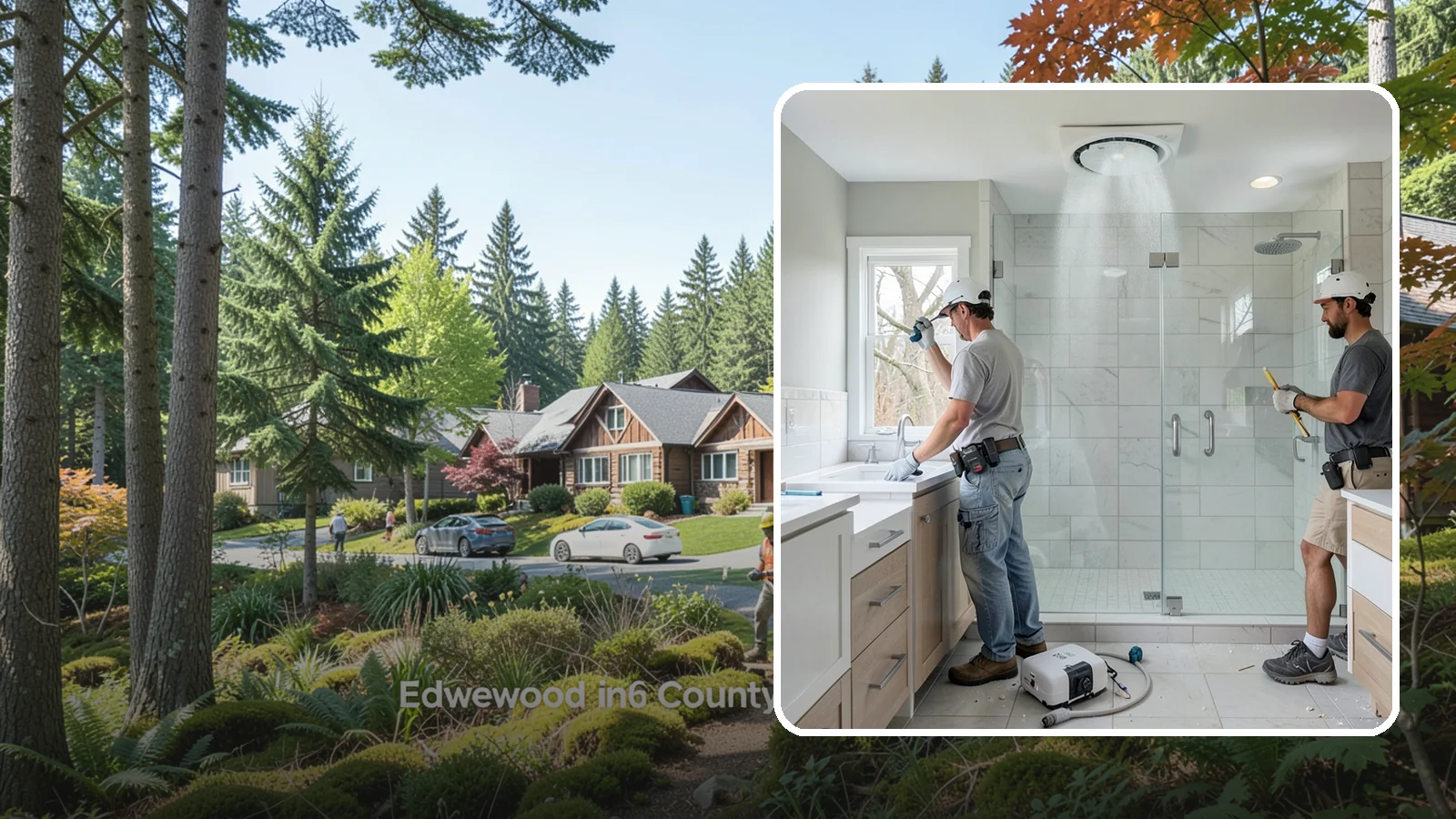 Bathroom Exhaust Fan Installation in Edgewood, Pierce County, WA - A bathroom exhaust fan installation vents humidity outdoors to protect your home from moisture damage.