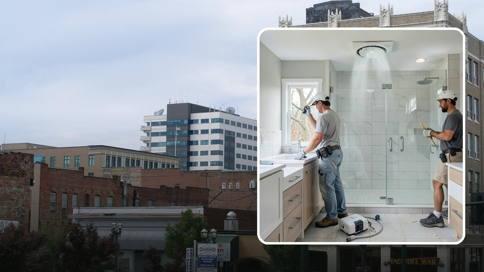Bathroom Exhaust Fan Installation in Everett, Snohomish County, WA - A bathroom exhaust fan installation vents humidity outdoors to protect your home from moisture damage.