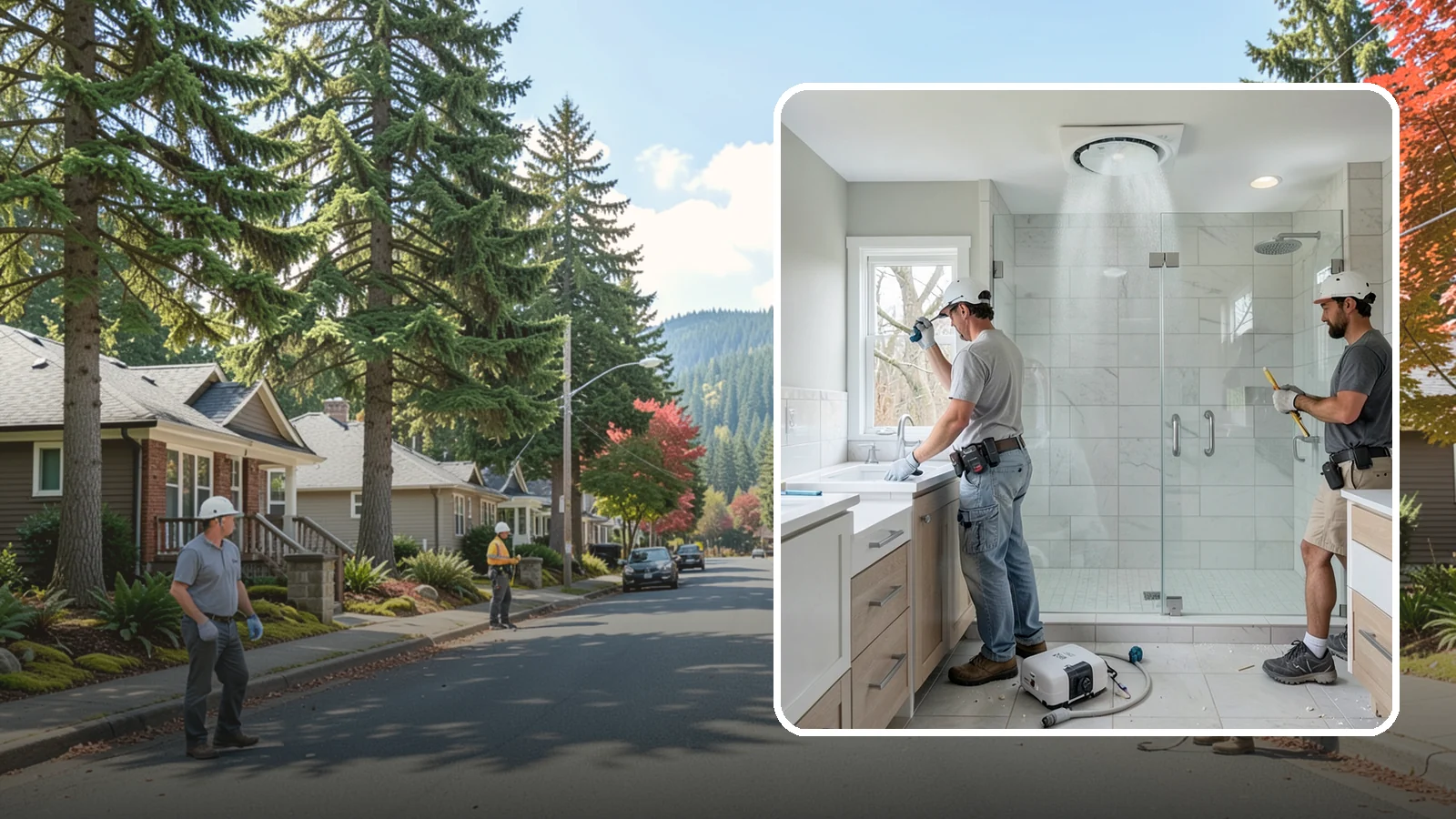 Bathroom Exhaust Fan Installation in Hunts Point, King County, WA - A bathroom exhaust fan installation vents humidity outdoors to protect your home from moisture damage.