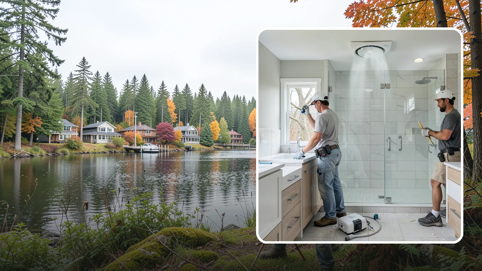 Bathroom Exhaust Fan Installation in La Conner, Skagit County, WA - A bathroom exhaust fan installation vents humidity outdoors to protect your home from moisture damage.