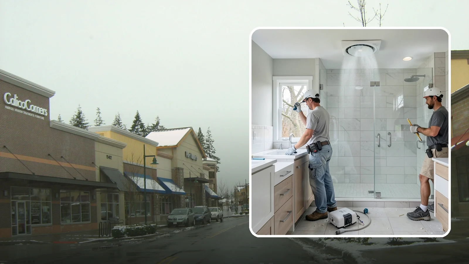 Bathroom Exhaust Fan Installation in Mill Creek, Snohomish County, WA - A bathroom exhaust fan installation vents humidity outdoors to protect your home from moisture damage.