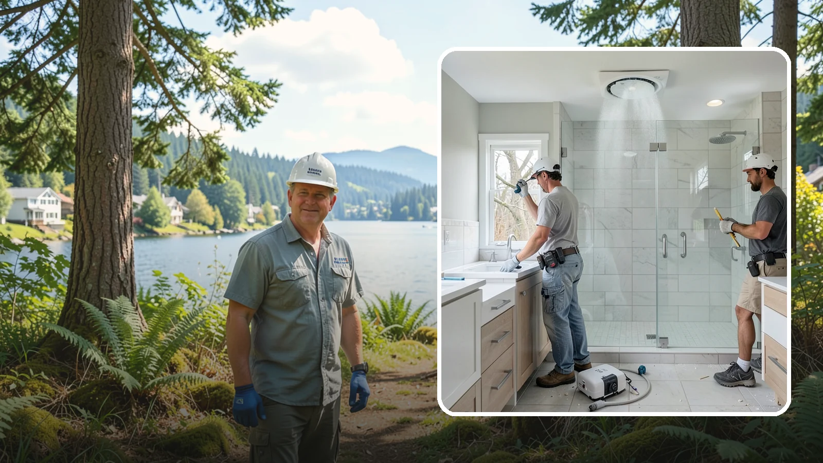 Bathroom Exhaust Fan Installation in Milton, King County, WA - A bathroom exhaust fan installation vents humidity outdoors to protect your home from moisture damage.