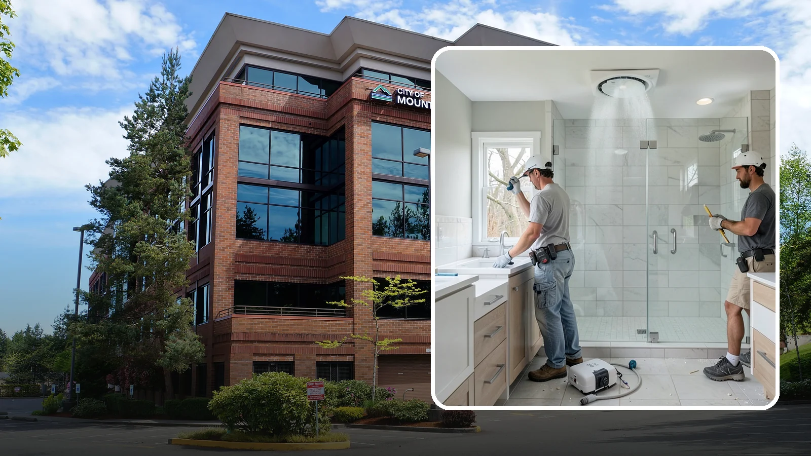 Bathroom Exhaust Fan Installation in Mountlake Terrace, Snohomish County, WA - A bathroom exhaust fan installation vents humidity outdoors to protect your home from moisture damage.
